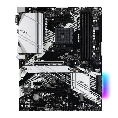 ASRock B550 PRO4 ATX Motherboard AM4 DDR4 PCIe 4.0 RGB ASRock B550 PRO4 ATX Motherboard AM4 DDR4 PCIe 4.0 RGB
